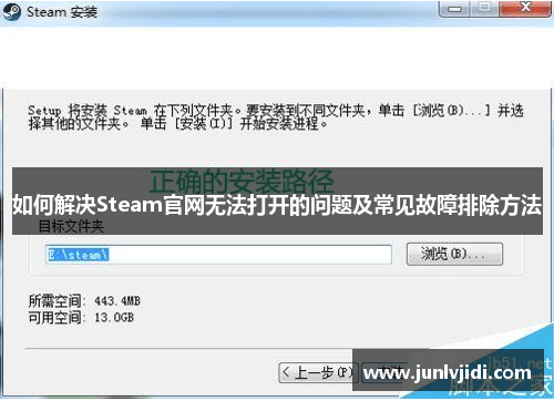 如何解决Steam官网无法打开的问题及常见故障排除方法